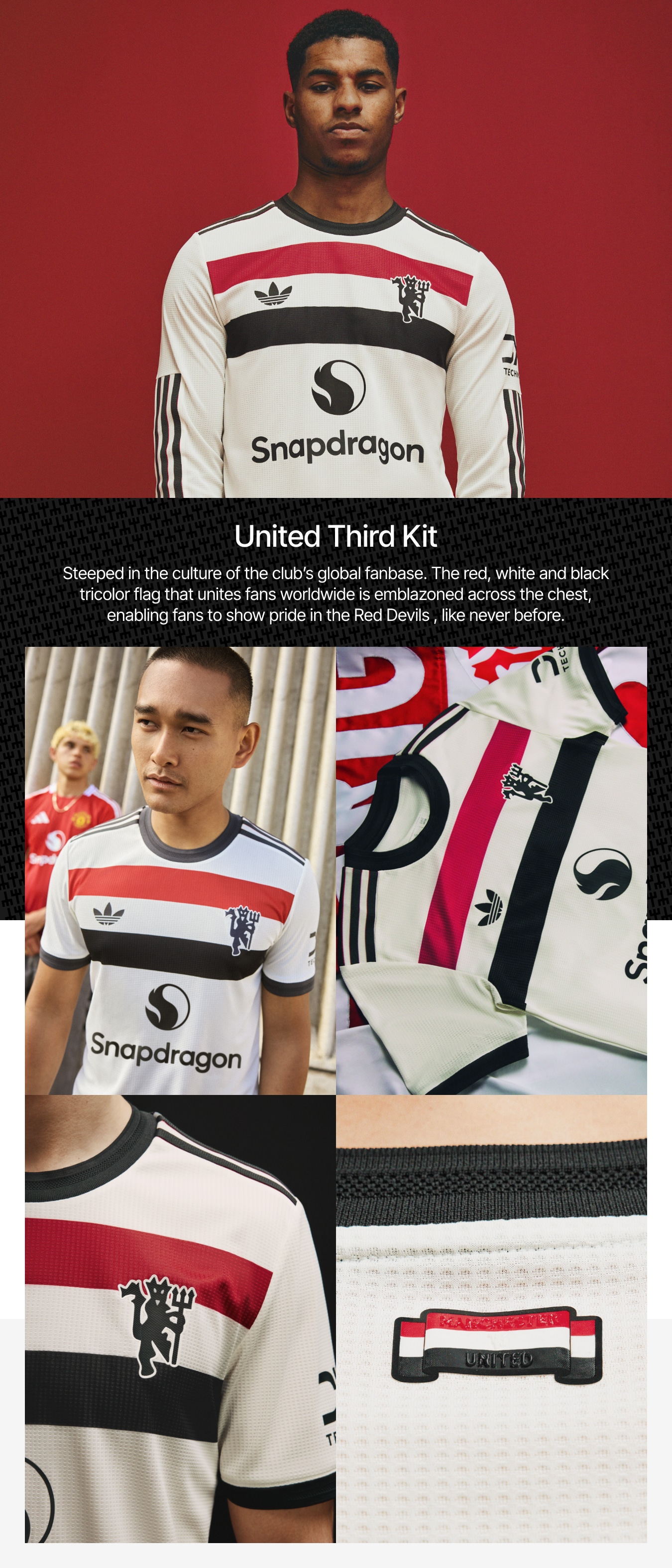 Manchester United adidas Third Shirt 2024-25 - Long Sleeve